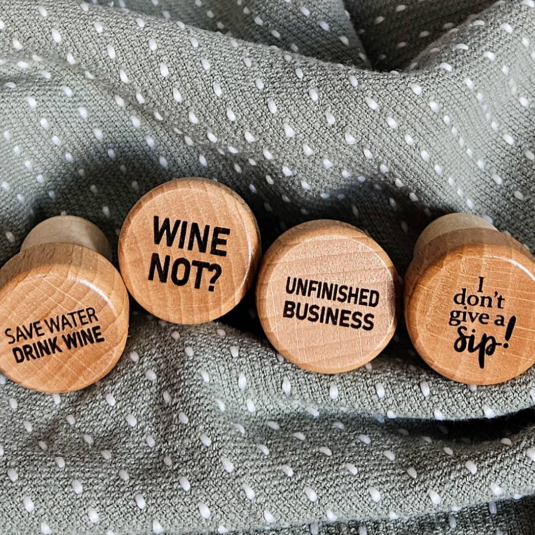 I Don't Give a Sip Wine Stopper