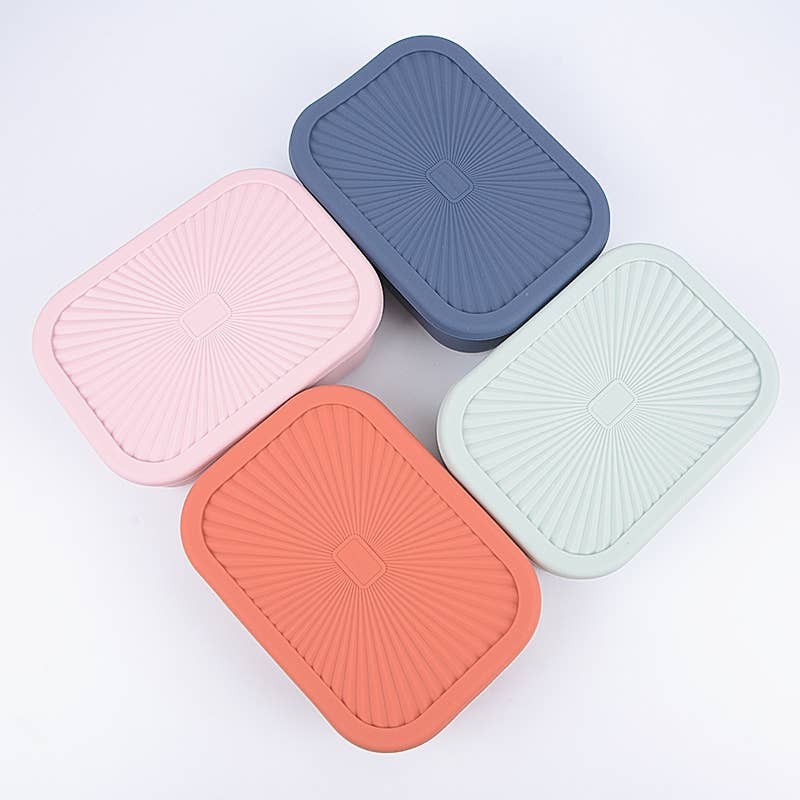 Honeydew Green Silicone Bento Lunch & Snack Box
