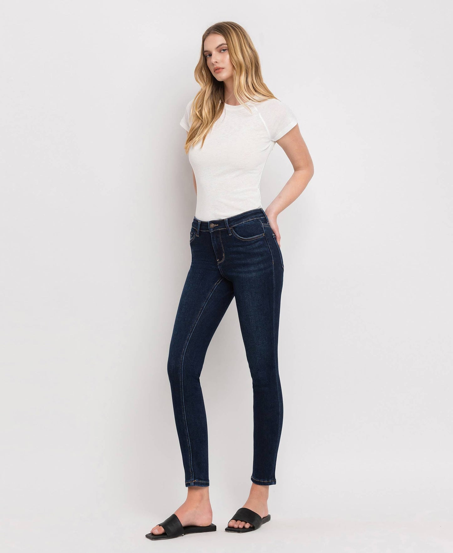 MID RISE ANKLE SKINNY JEANS LV1014