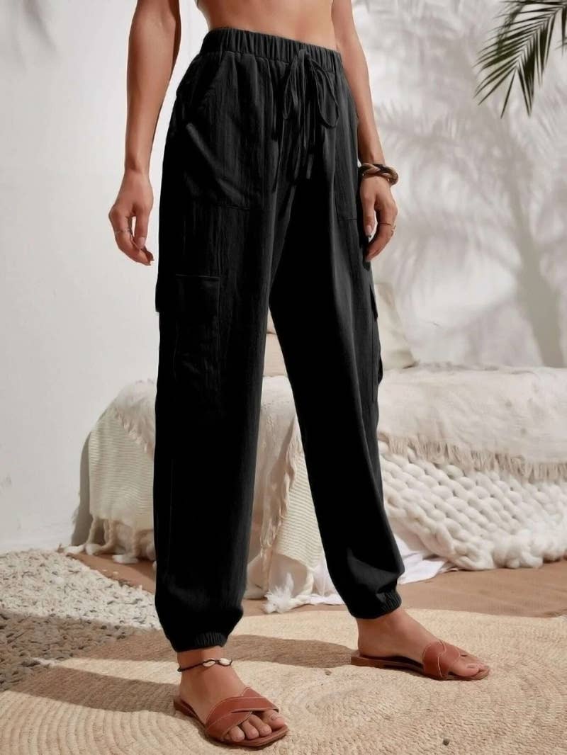 Casual trousers pocket cargo pants