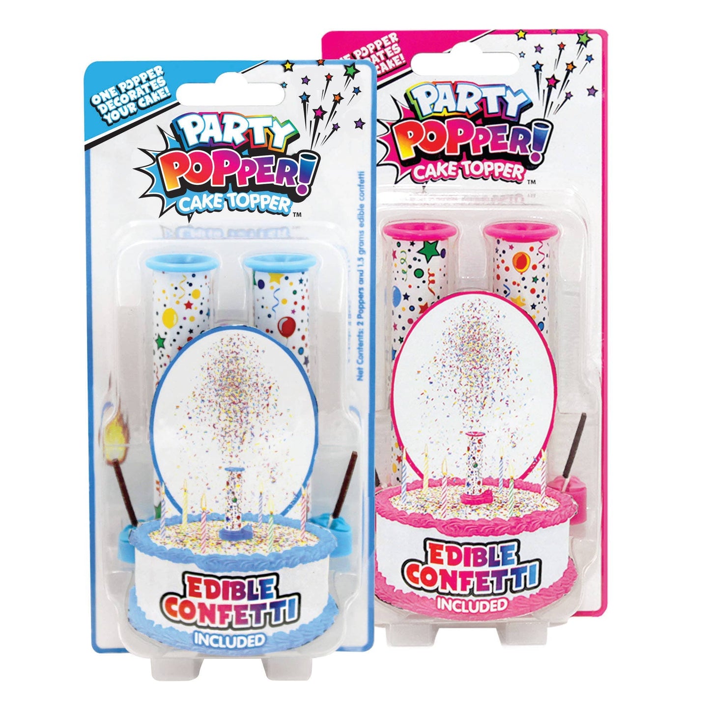 Party Popper! Cake Topper Shelf Ready Pull-Tab Display