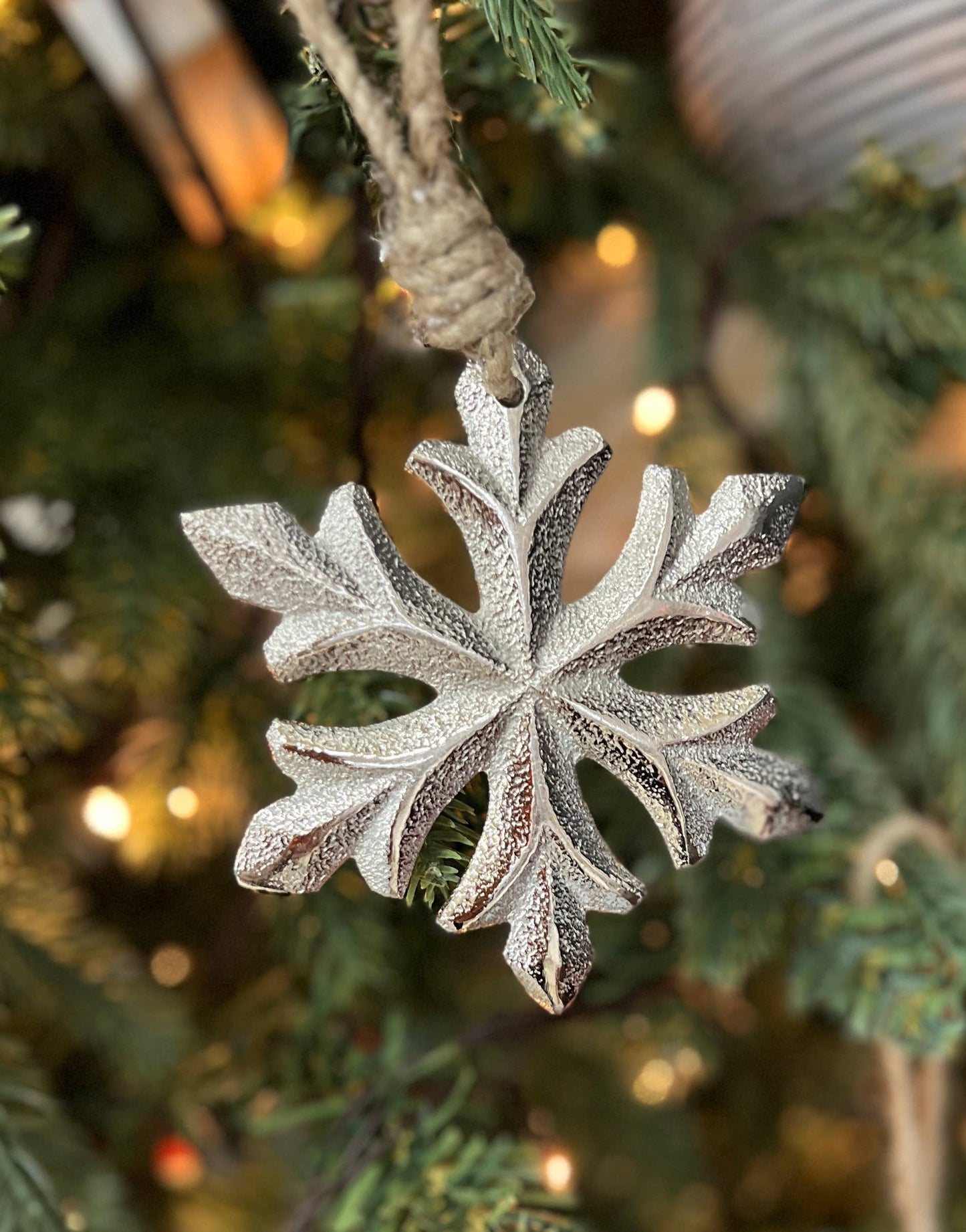 4” Nickel Snowflake