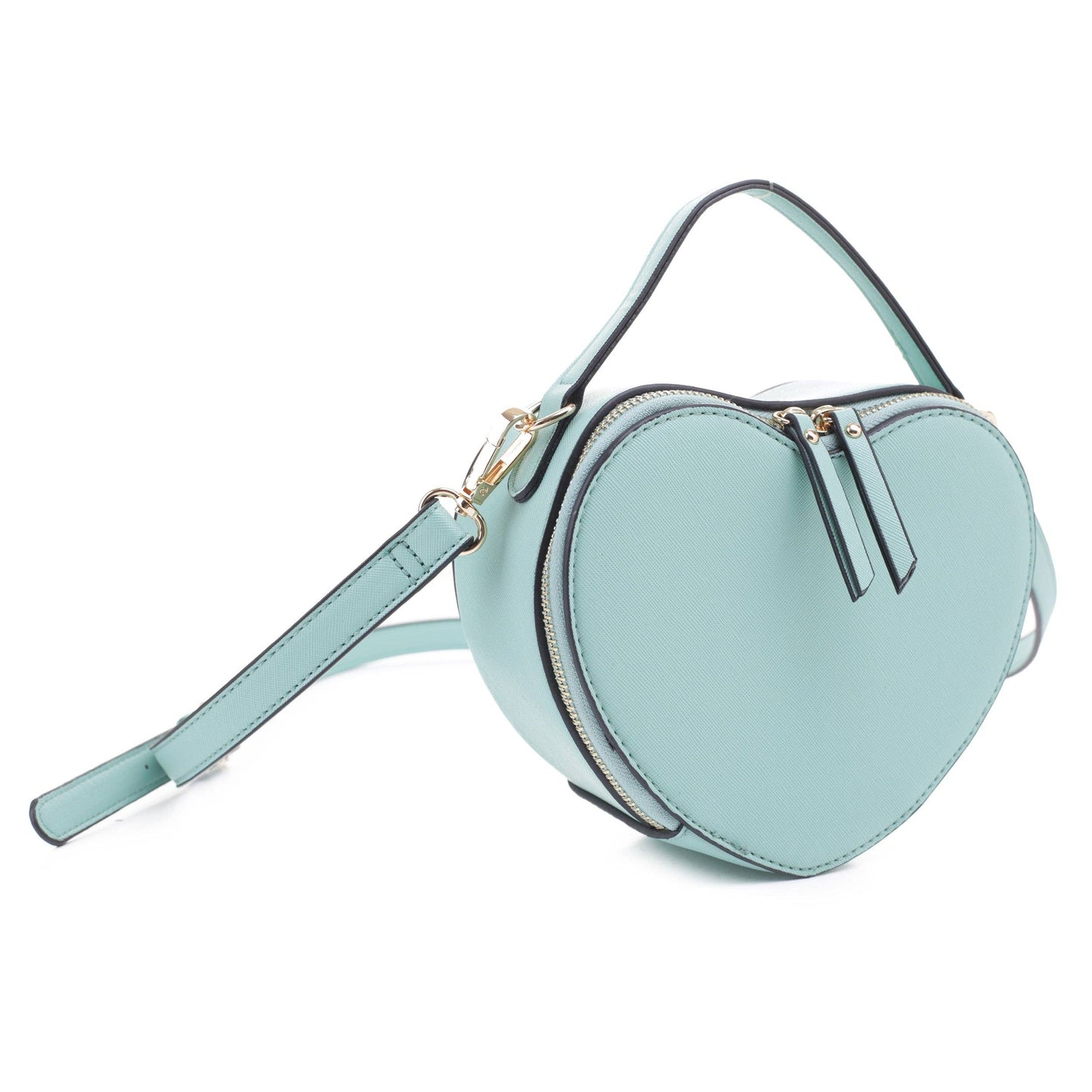 SM19671 Heart Shape Crossbody with Top Handle