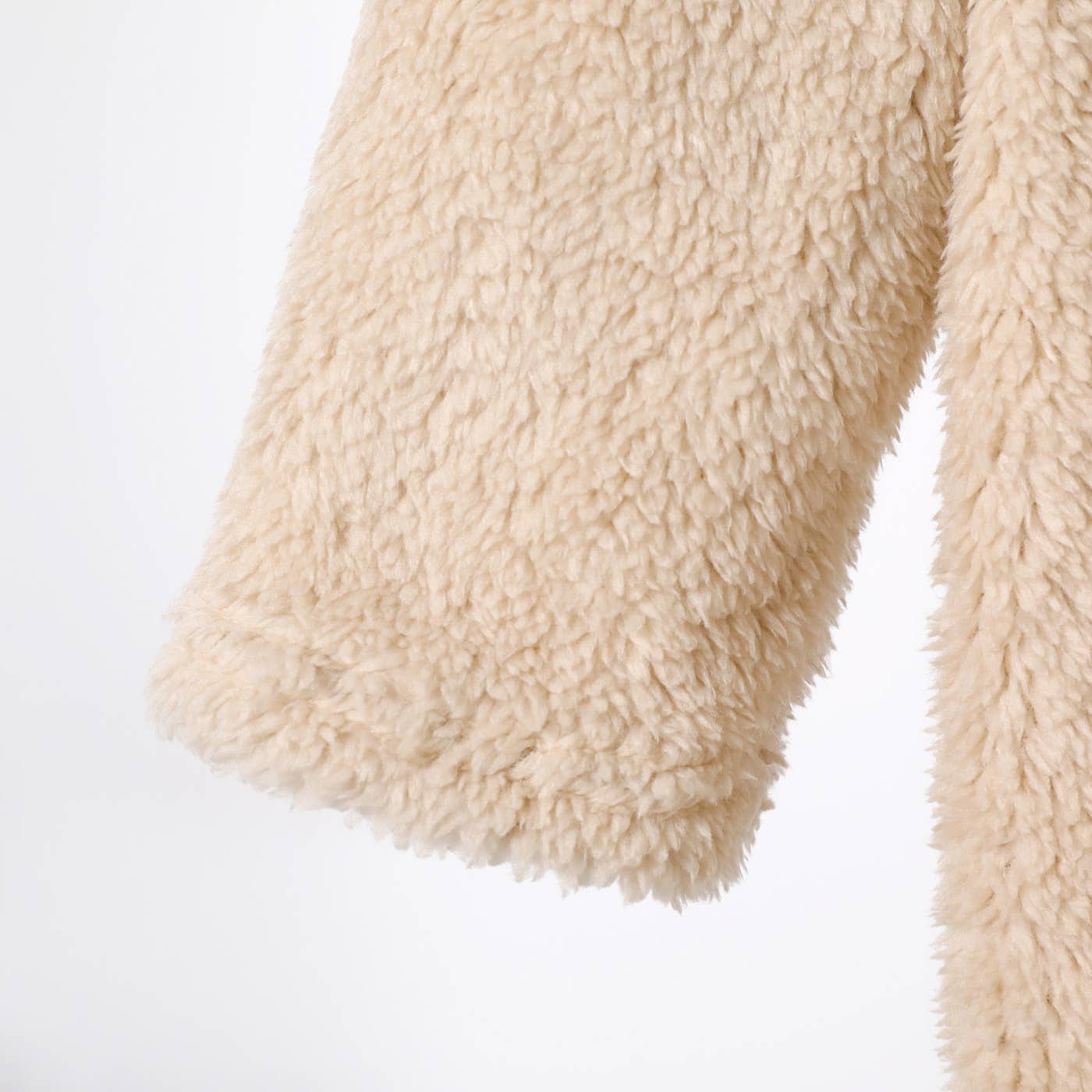 Kid Boy/Girl Solid Color Hooded Fuzzy Coat