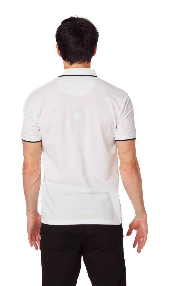 Men's Solid Pique Polo Shirt