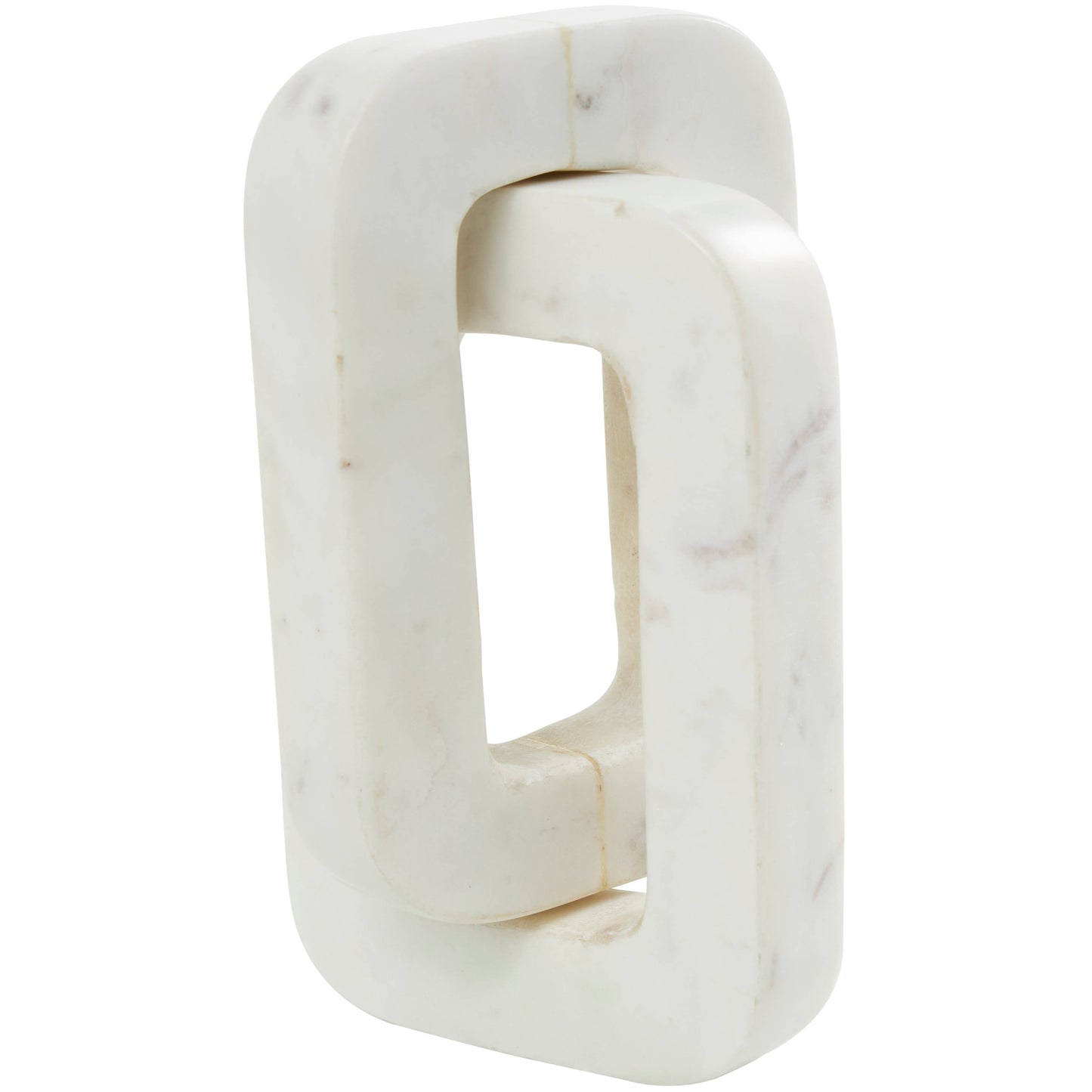 Modern White Marble Sculpture