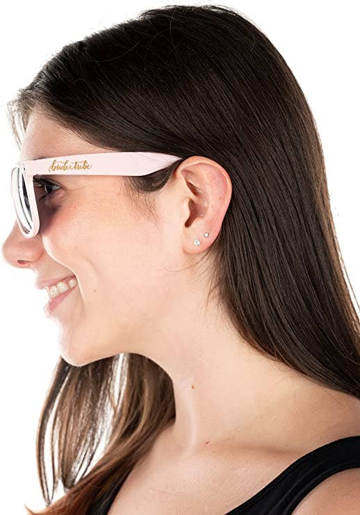 Bachelorette Sunglasses - Bride Tribe (light pink)