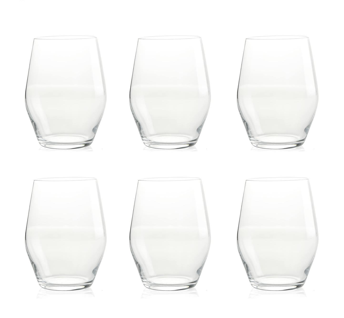 Sante Stemless Crystal Wine Glasses- (15oz) (1pc)