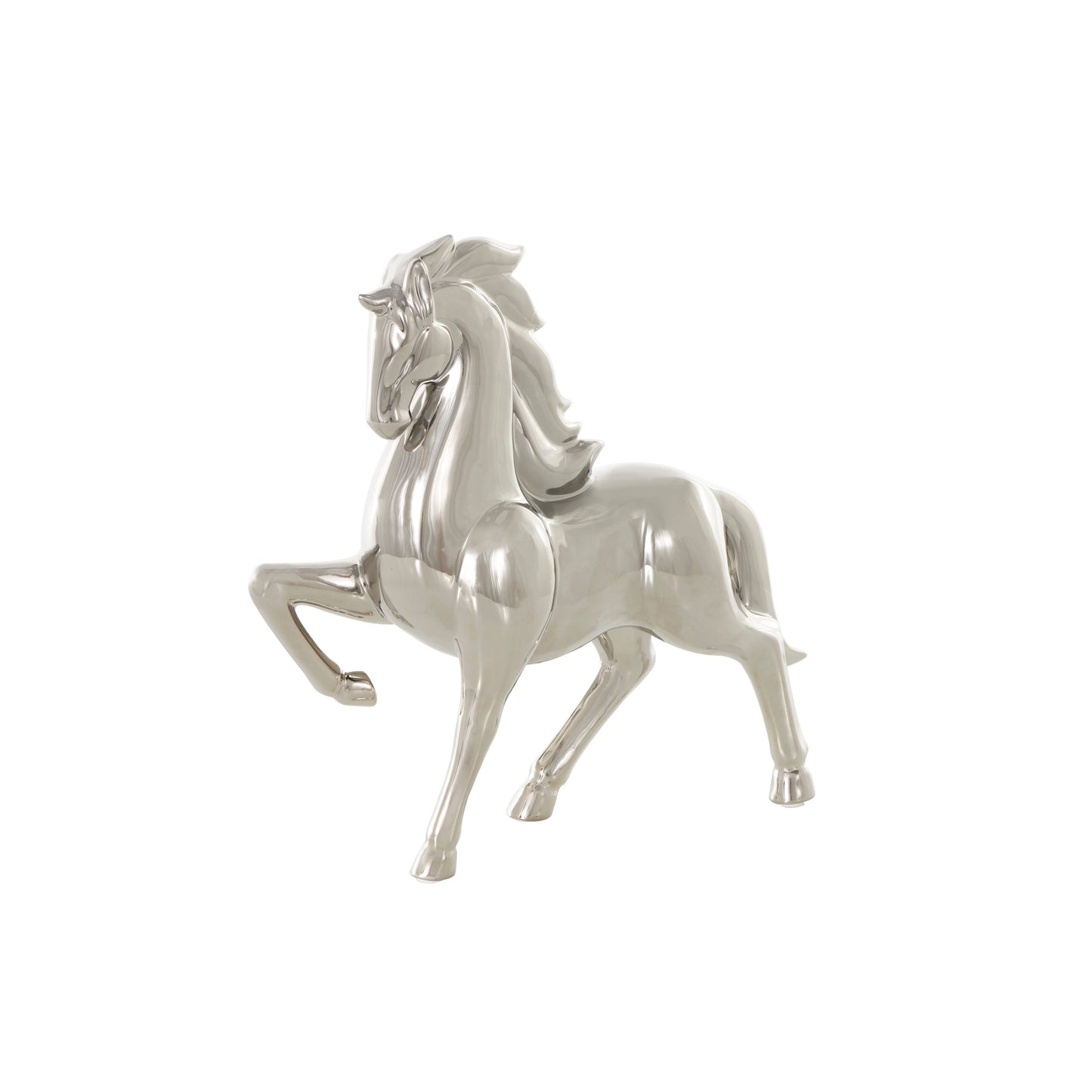 Silver Ceramic Sculpture