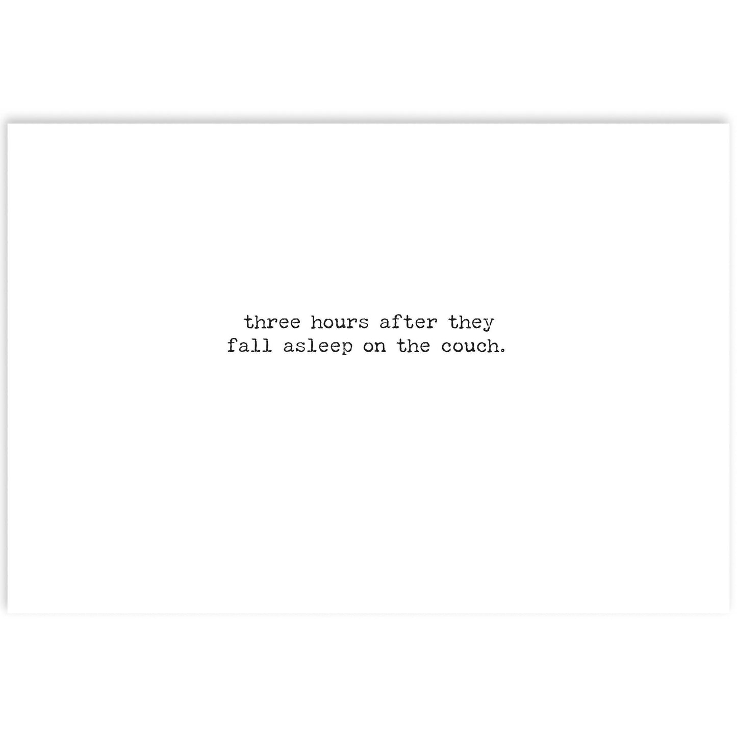 Bedtime Greeting Card