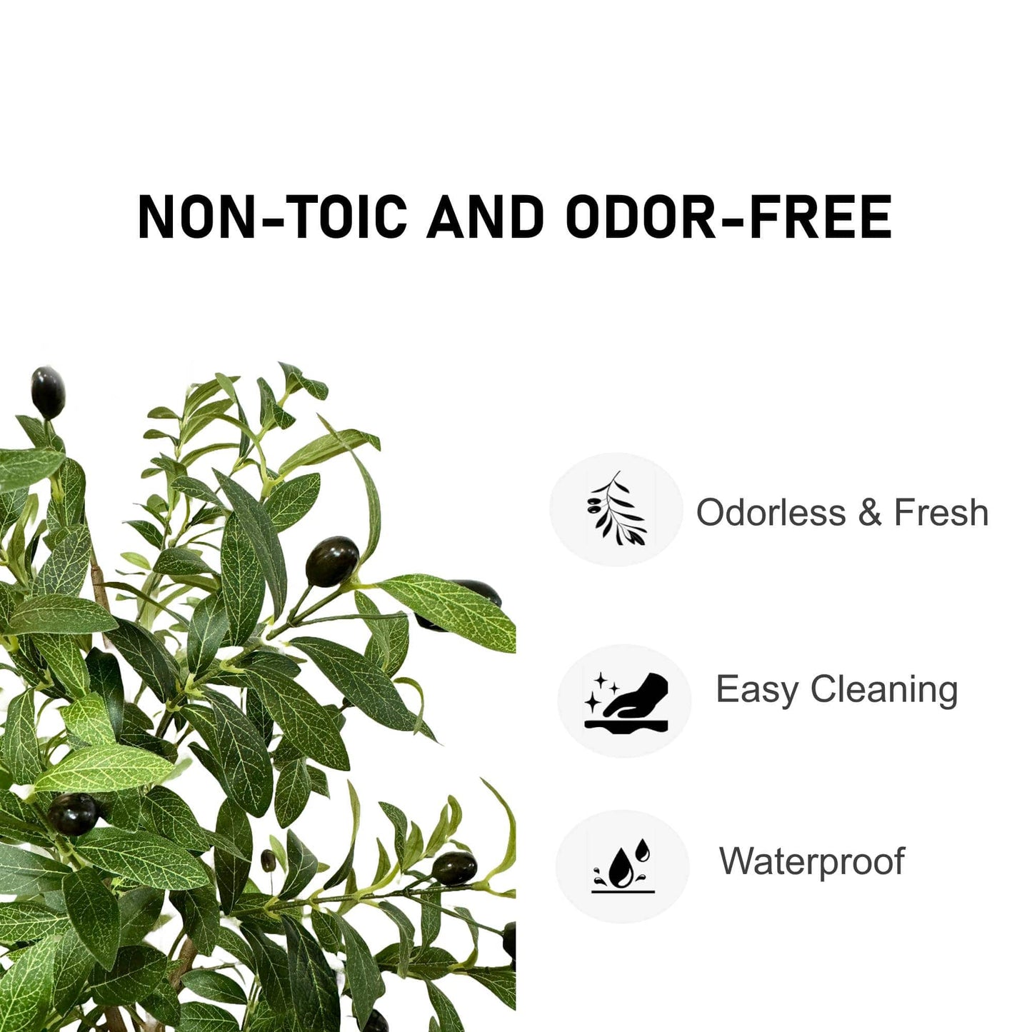 Artificial Realistic Olive Tree-high desen lush leaves