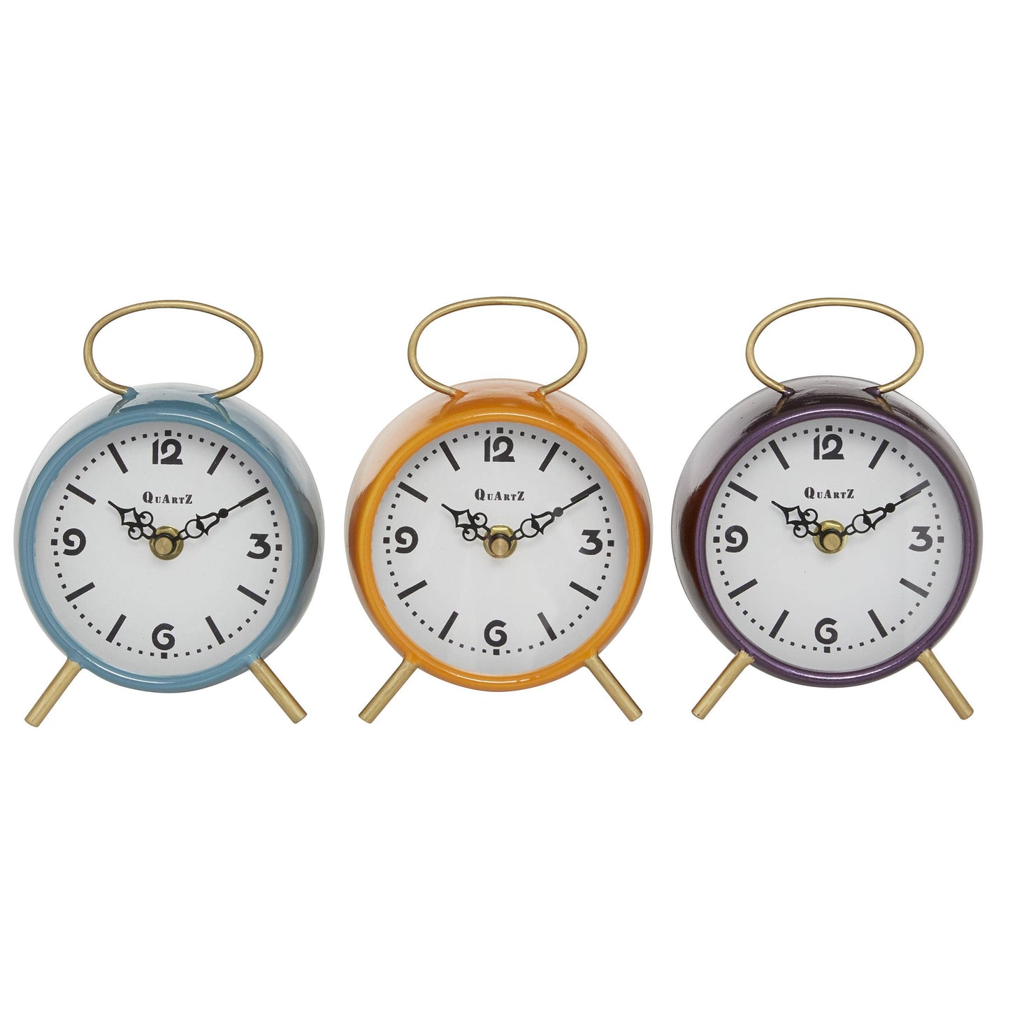 Modern Multi Colored Wooden Clock