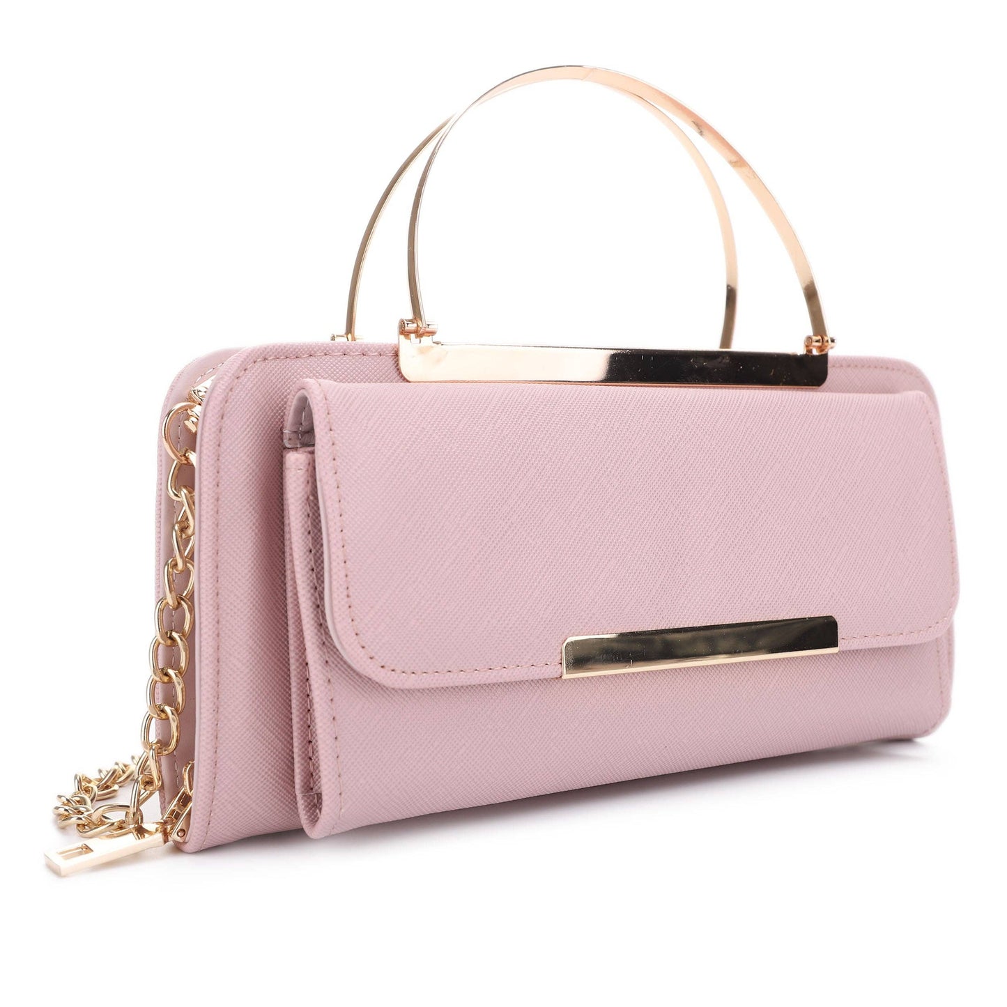 WA1230 Zip Around Wallet with Metal Handle