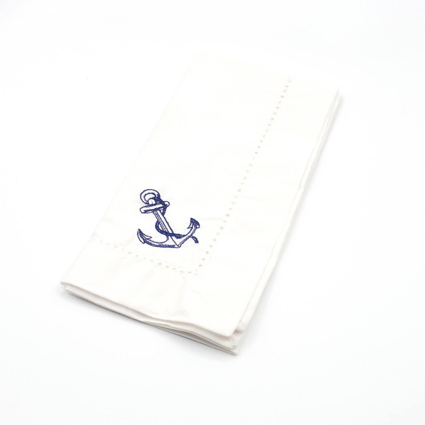 Anchor Embroidered Set of 4