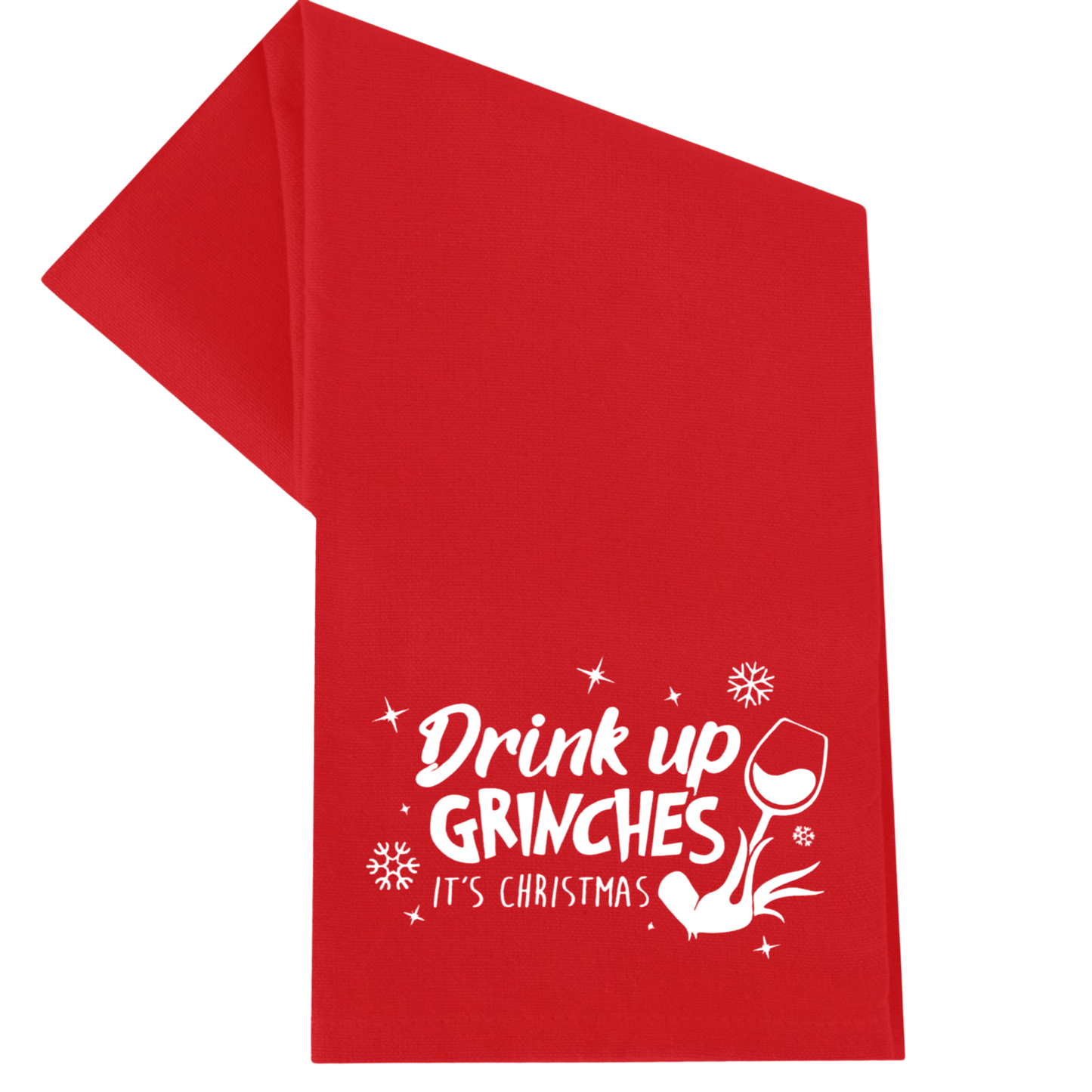 Drink Up Grinches! Christmas Towel