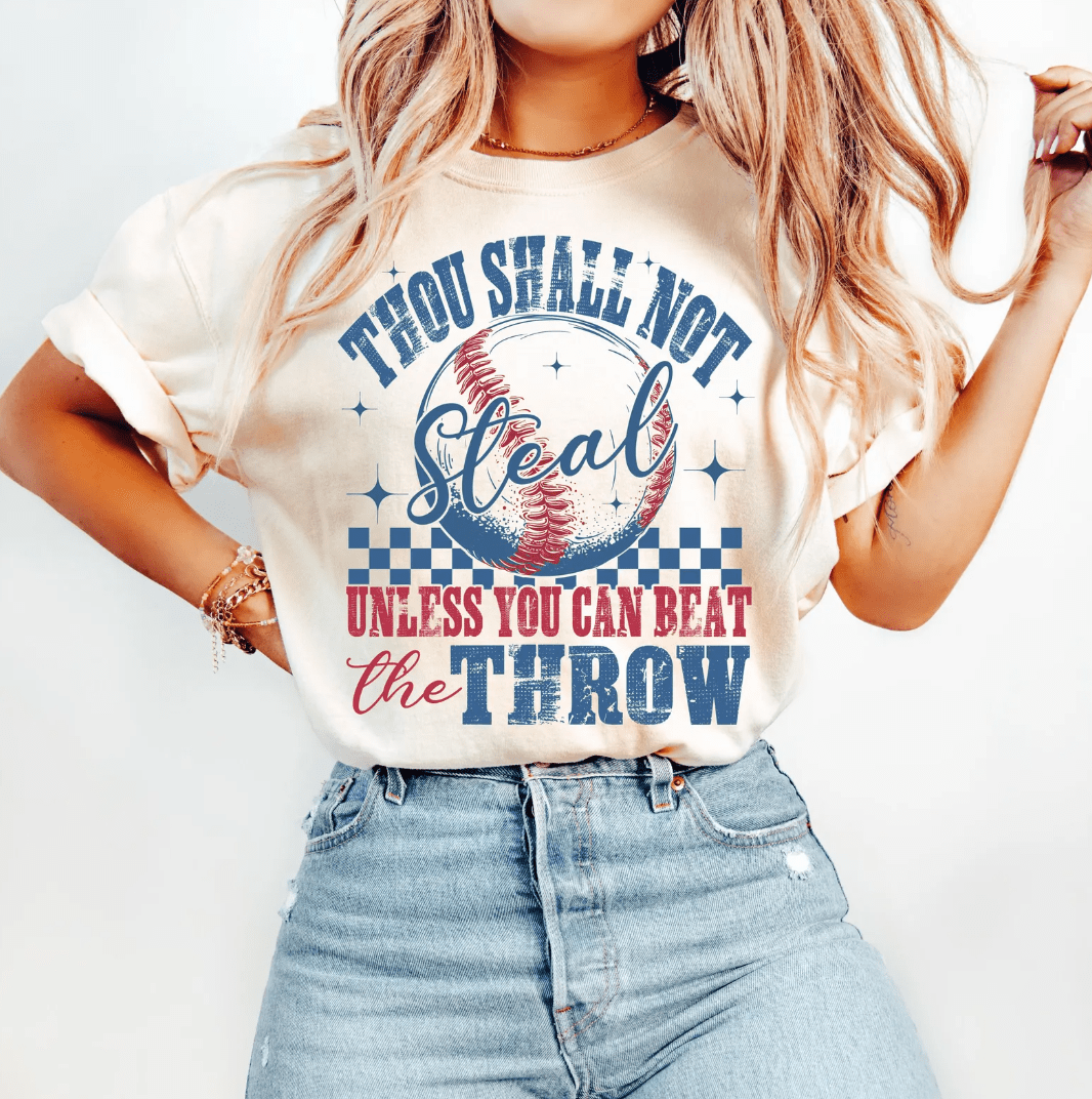 Thou Shall Not Steal Unless Tee or Crew Sweatshirt