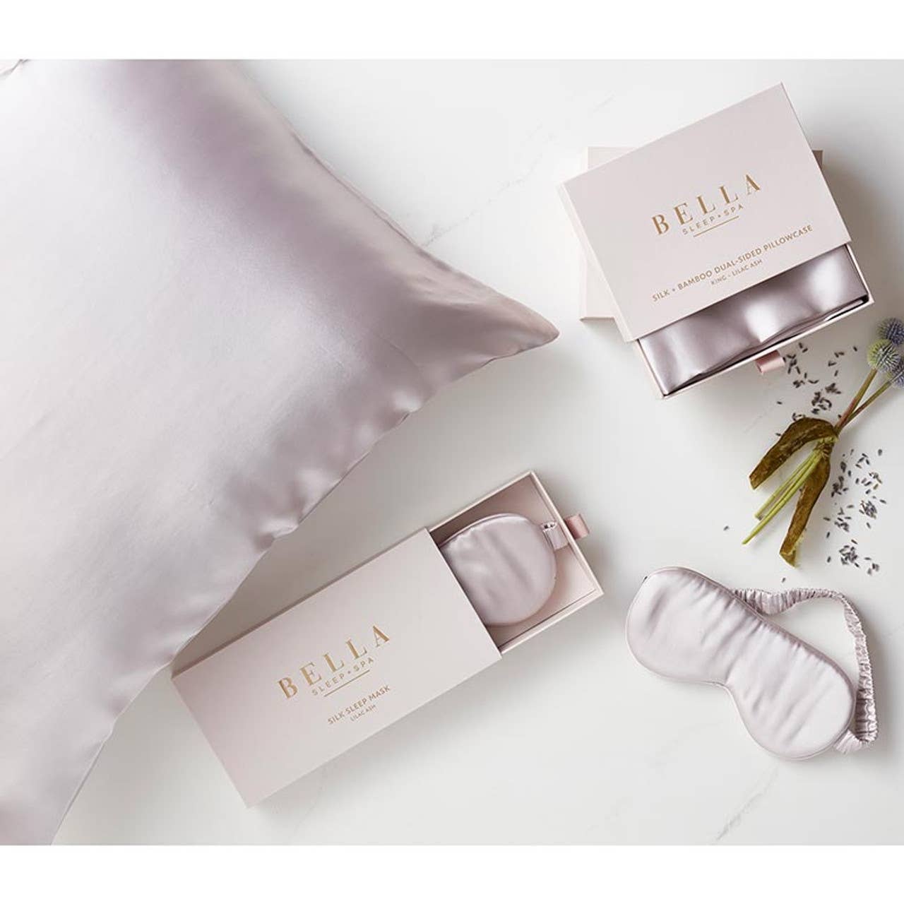 Silk Sleep Mask - Lilac Ash