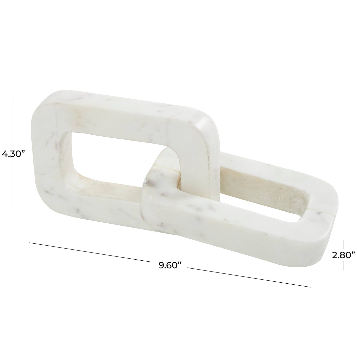 Modern White Marble Sculpture