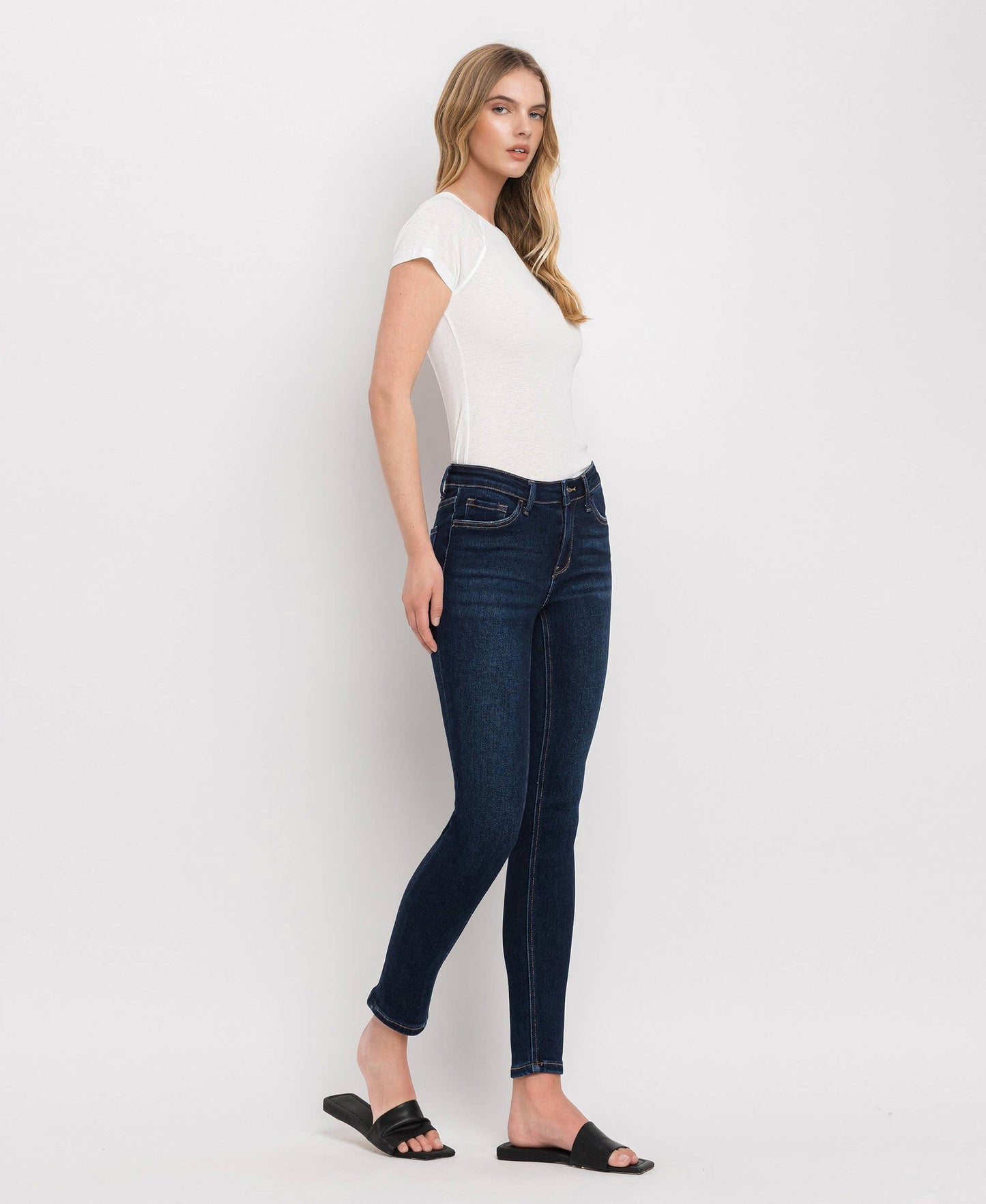 MID RISE ANKLE SKINNY JEANS LV1014