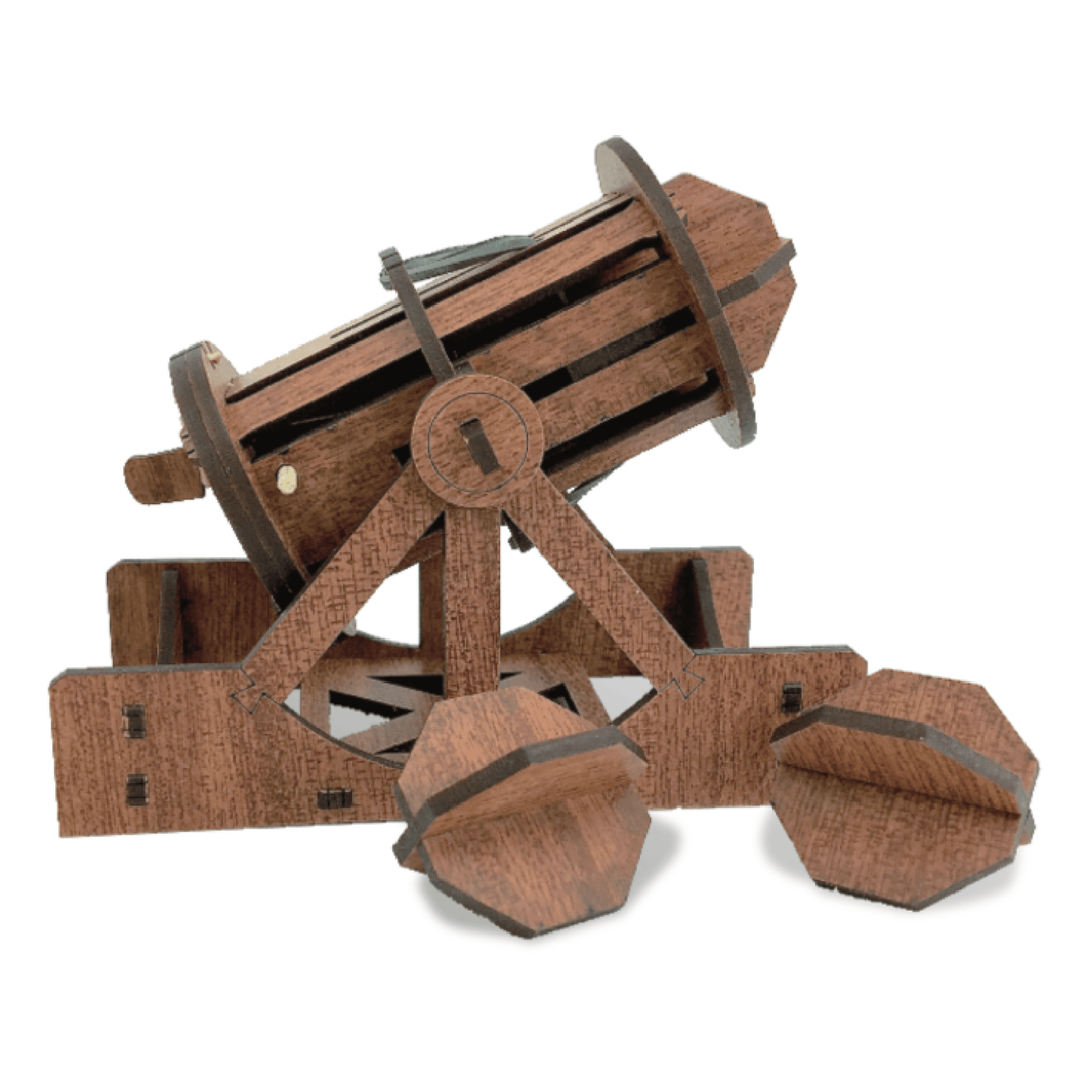 Mini Cannon : Wooden Engineering Model Building Kit