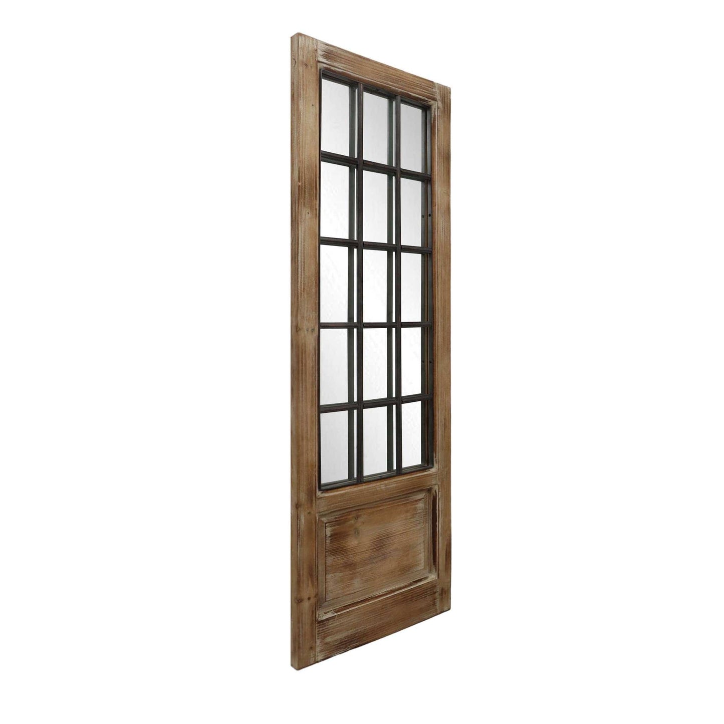 Accent Windowpane Wood Mirror