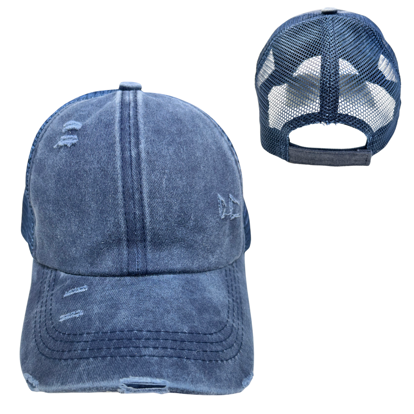 YOUR PERSONALIZED TOWN, STATE, AND LATITUDE / LONGITUDE HATS: Charcoal with White Mesh Unisex