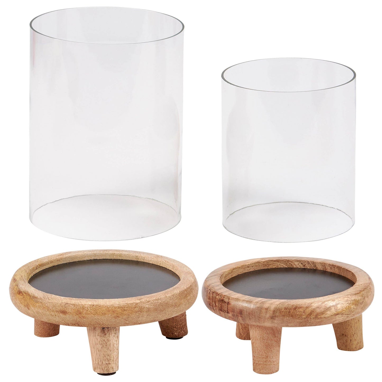 2-Hurricane Candle Holder Set