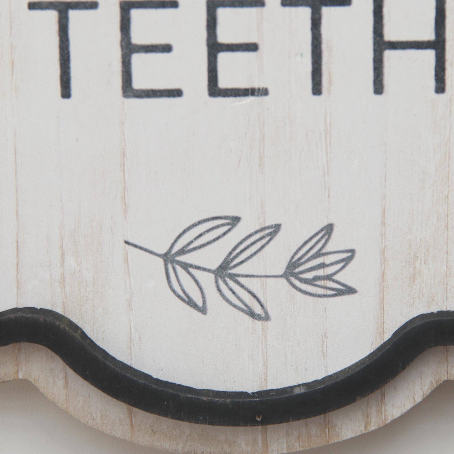 Vintage Bathroom Rules Sign-Brush Your Teeth
