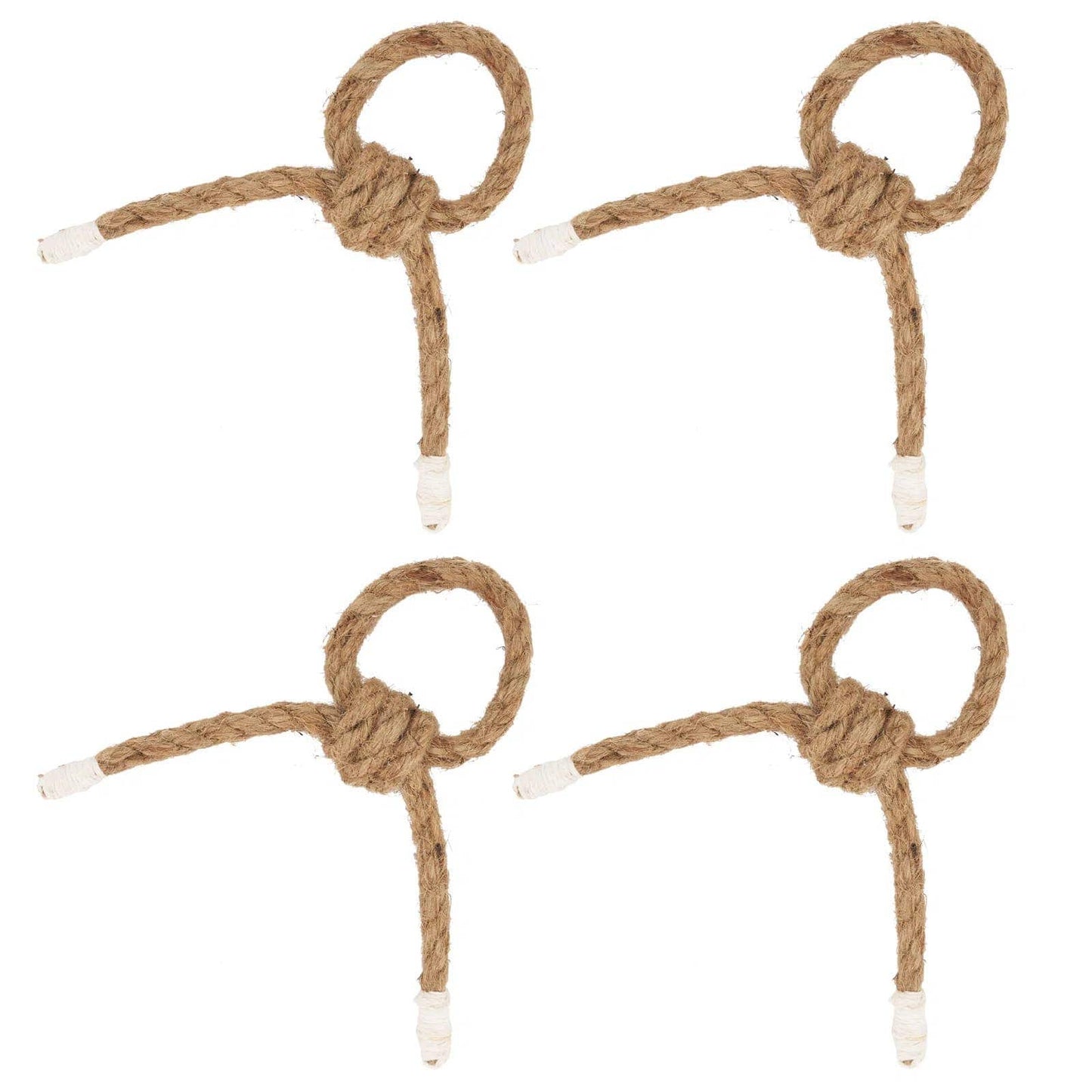 Natural Knotted Rope Napkin Ring