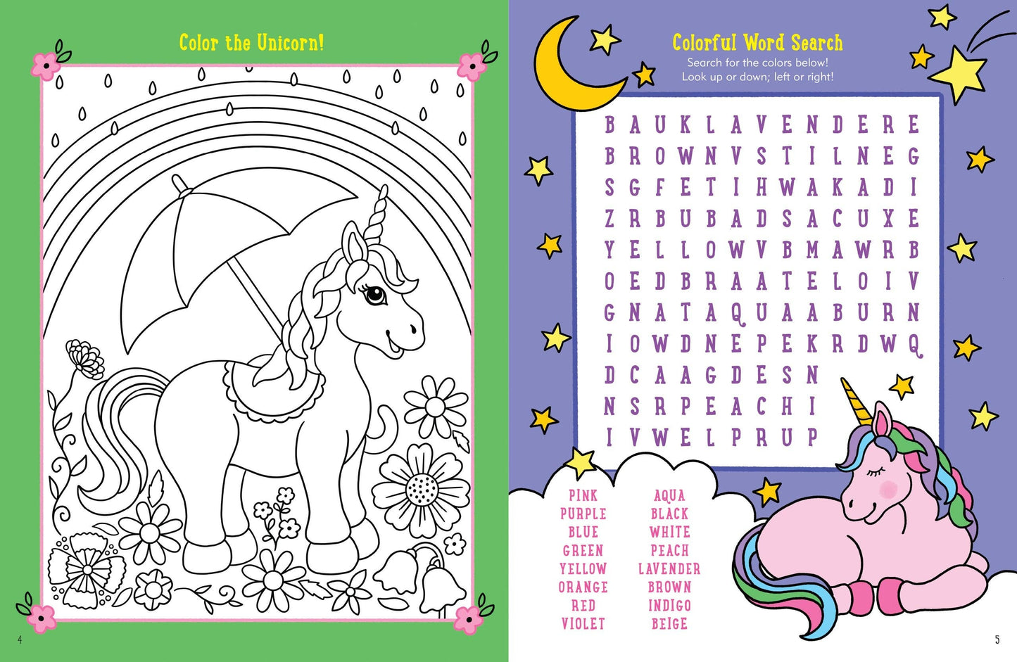 Unicorn Activity Book!