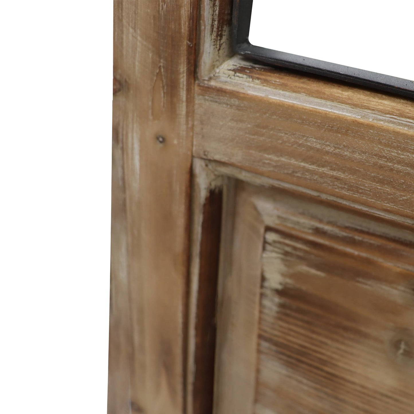 Accent Windowpane Wood Mirror