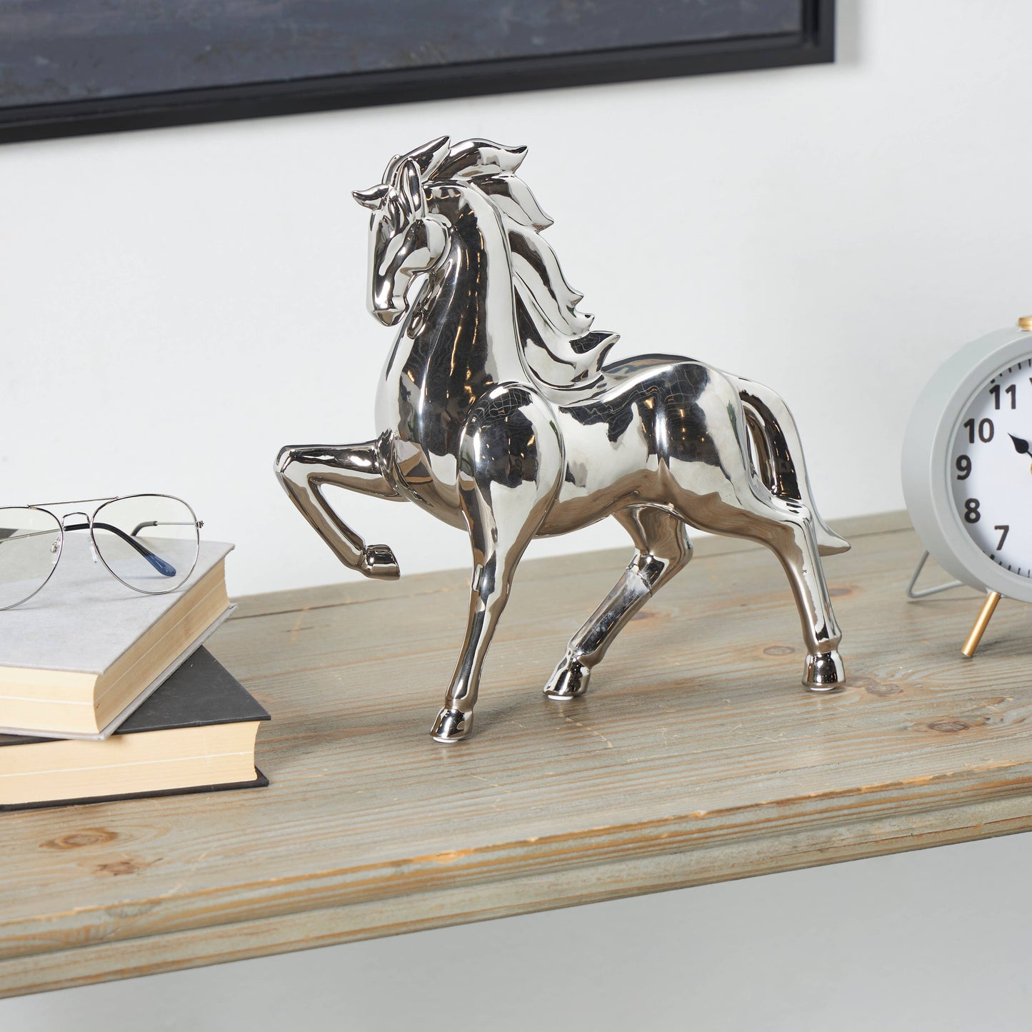 Silver Ceramic Sculpture