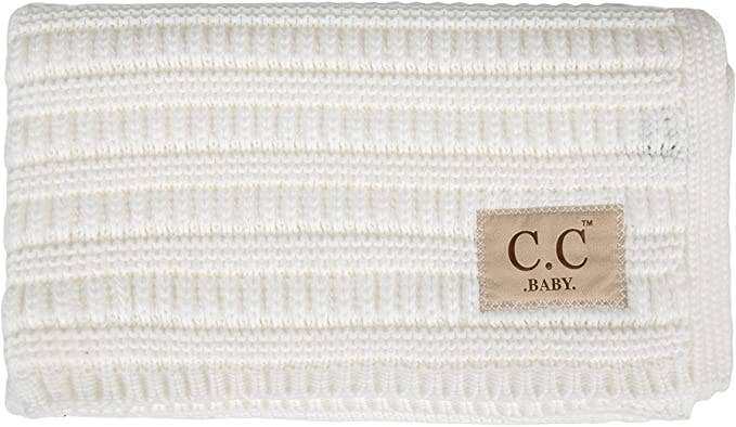 Baby Throw Blanket (Ivory)