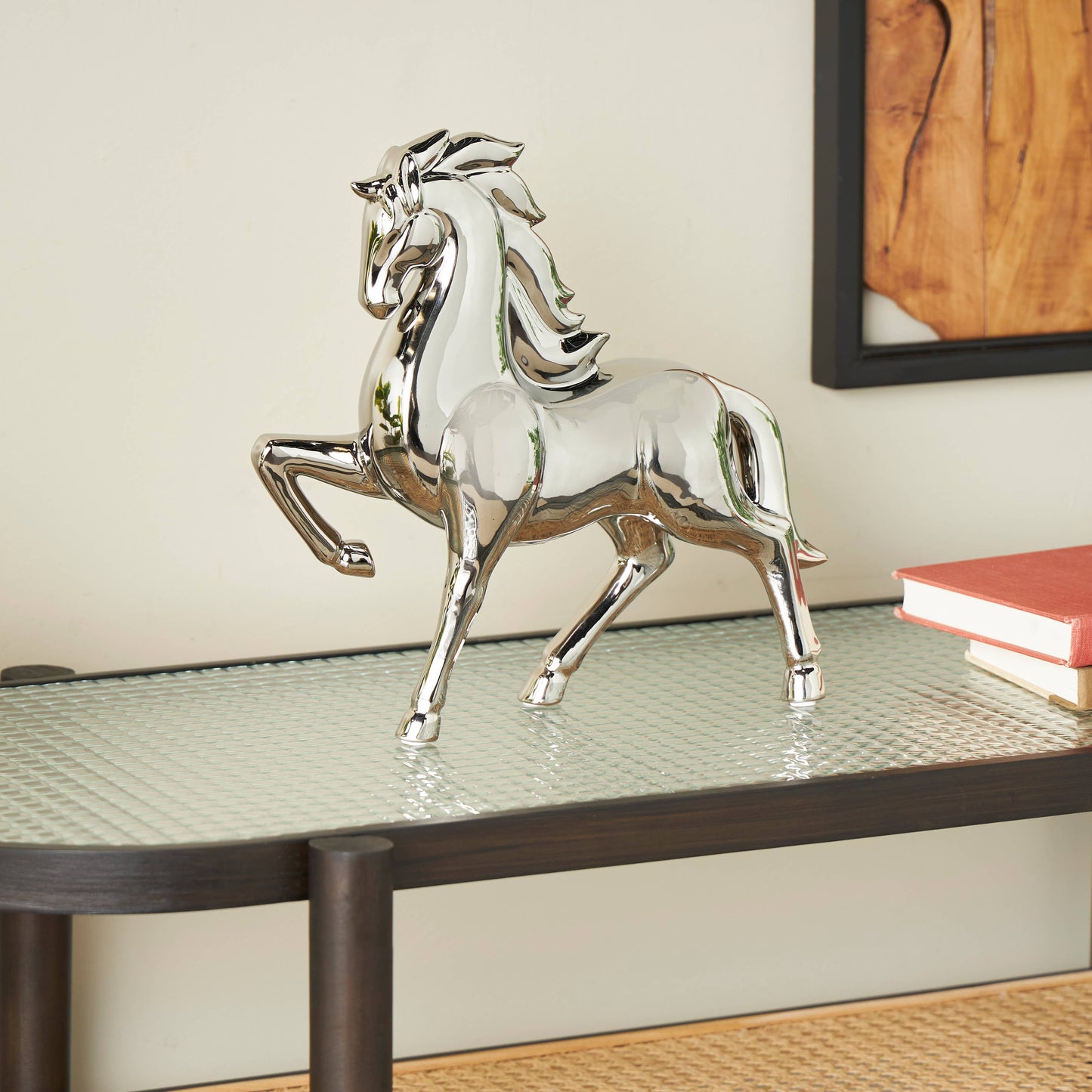 Silver Ceramic Sculpture