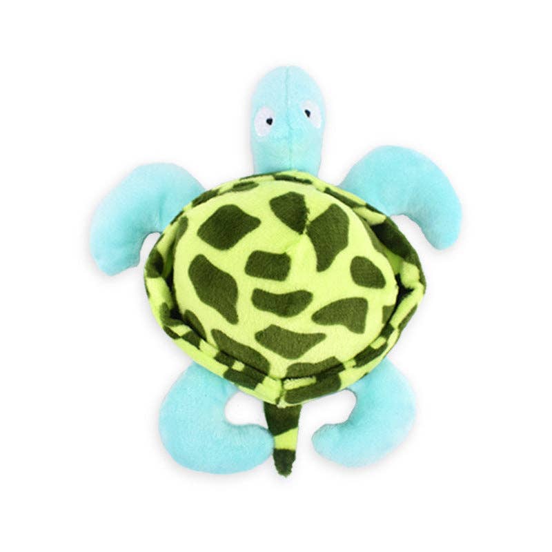Petkin - Plush Sound Turtle Dog Toy for Small Medium Dog