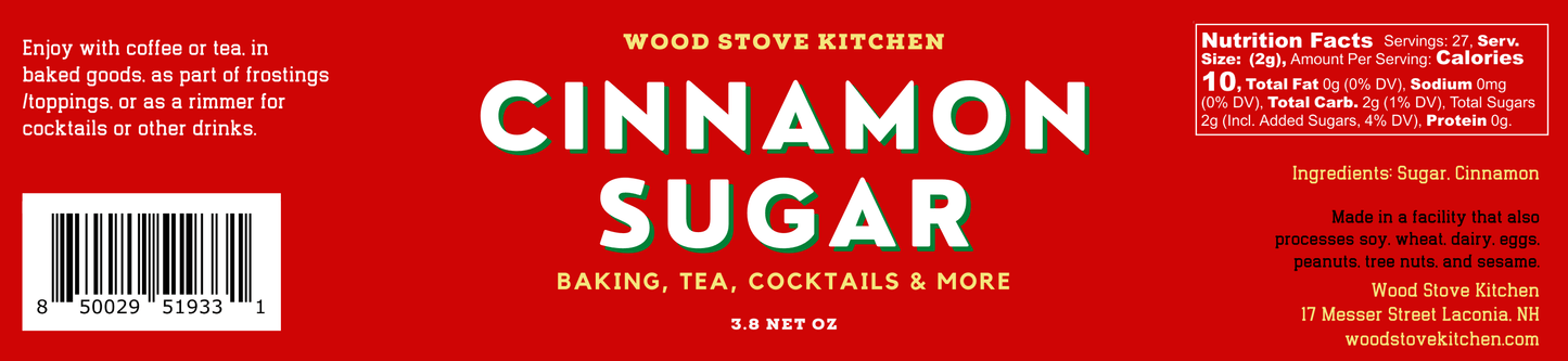 Cinnamon Sugar, 3.8 Net Oz