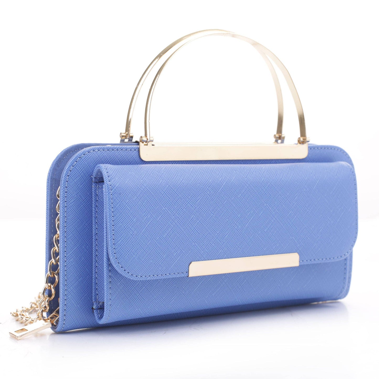 WA1230 Zip Around Wallet with Metal Handle