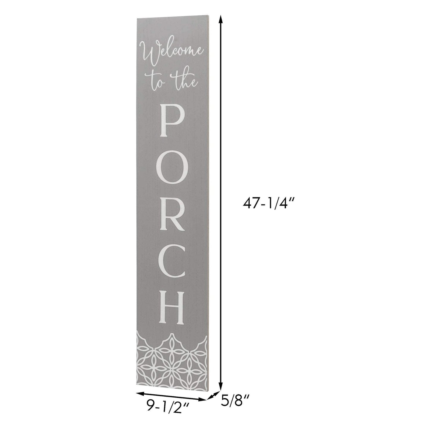 “Welcome to the PORCH”Vertical Wood Porch Sign