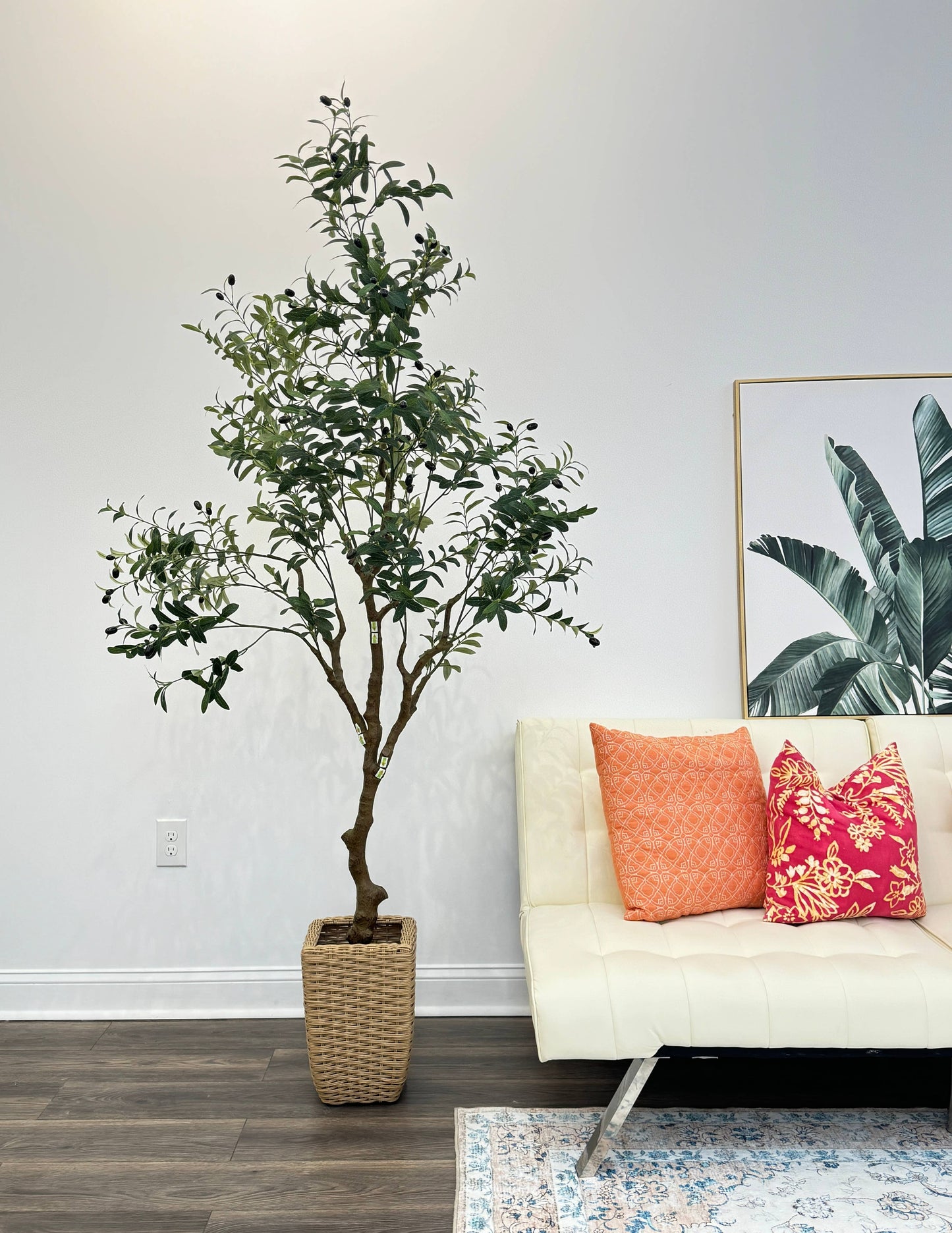 Artificial Realistic Olive Tree-high desen lush leaves