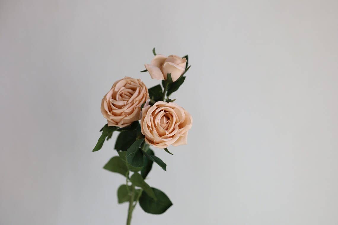 28.75"-Elegant Fall theme Real Touch Cabbage Rose