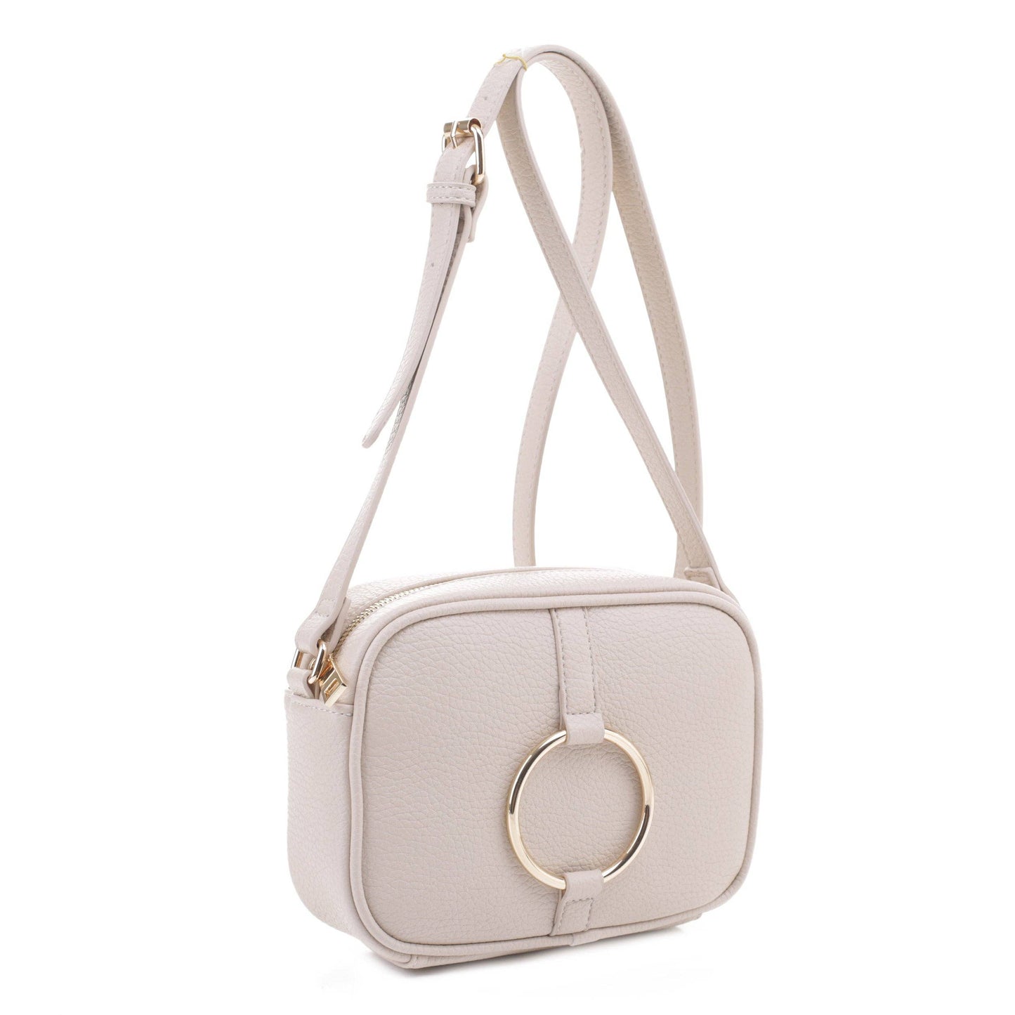 SJ20335 Circle Ring Hardware Crossbody Camera Bag