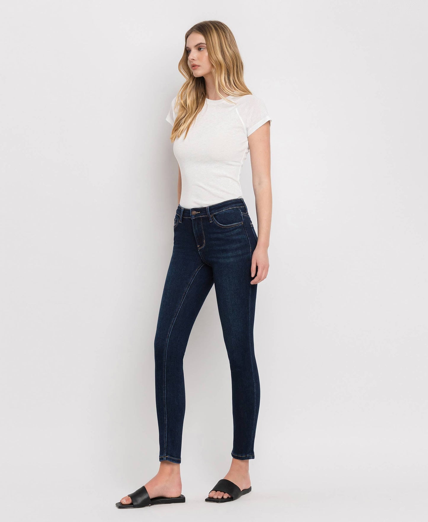 MID RISE ANKLE SKINNY JEANS LV1014