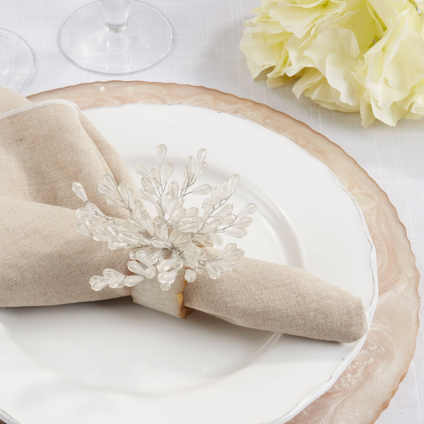 Beaded Bliss Resin Napkin Ring