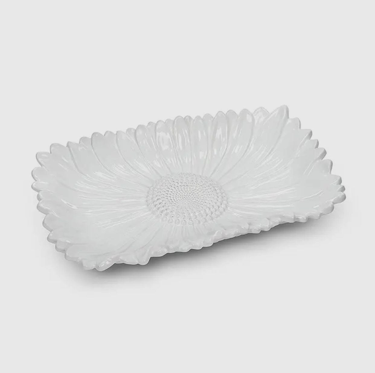 Large Rectangular Flower Platter