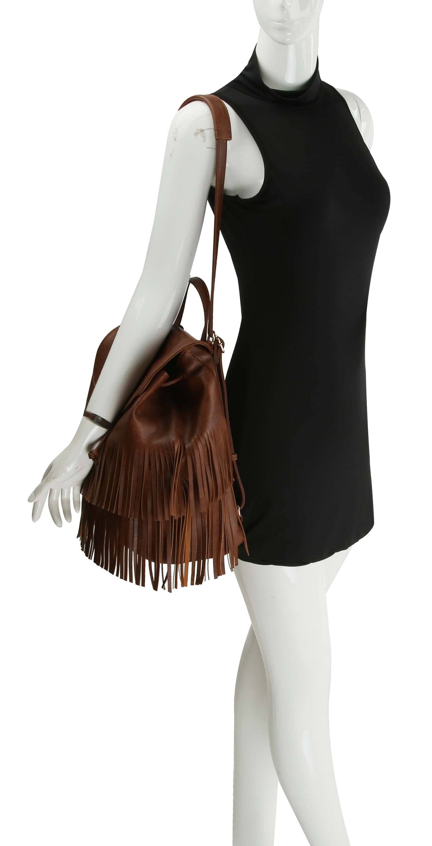 BACKPACK LADIES TRAVEL TASSEL BAG
