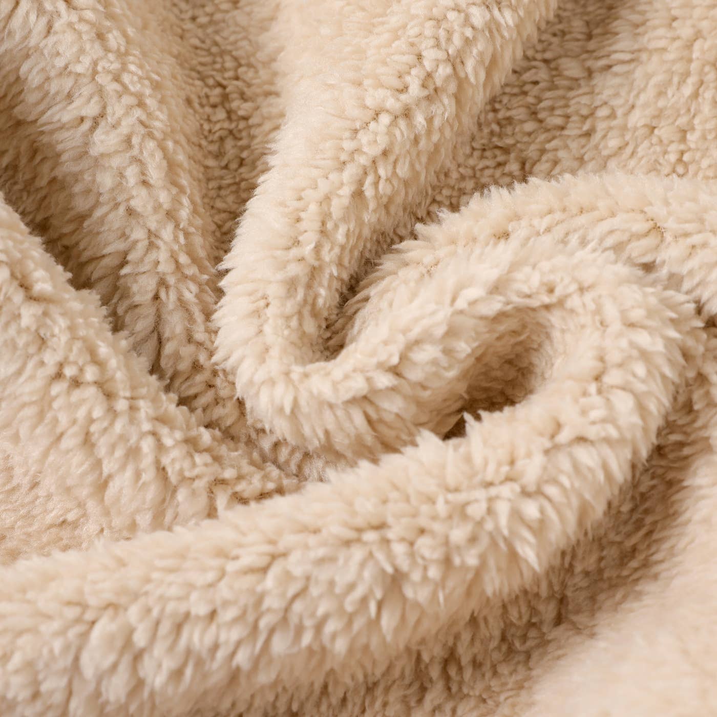 Kid Boy/Girl Solid Color Hooded Fuzzy Coat