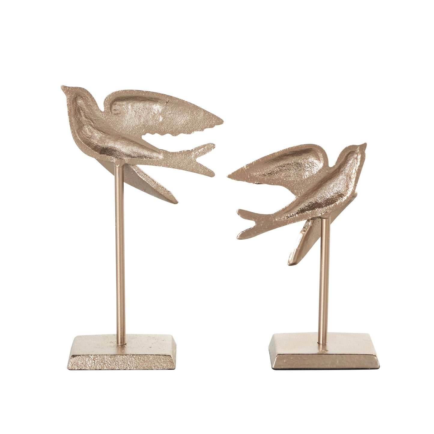 Traditional Gold Metal Sculpture Set