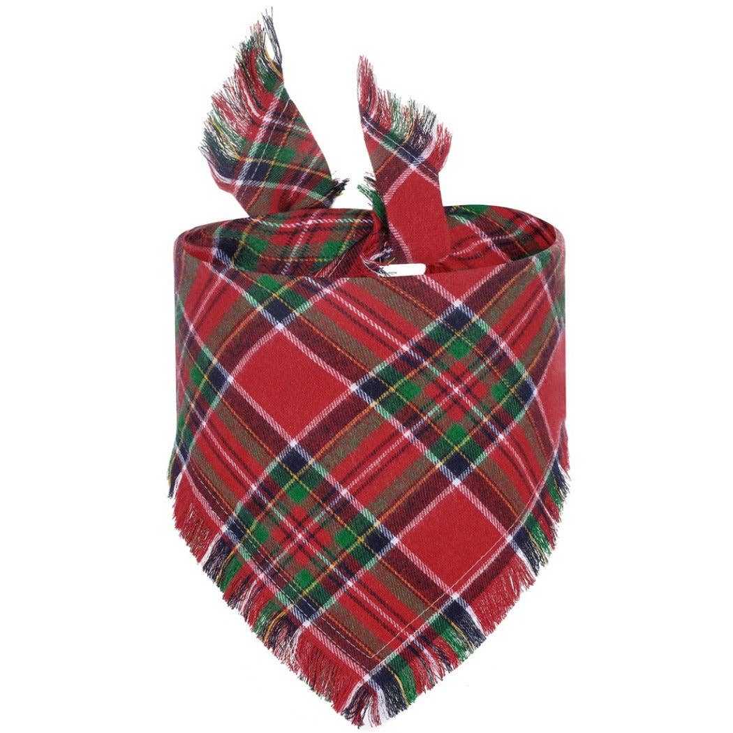 Christmoo – Tartan Fringe Pet Bandana
