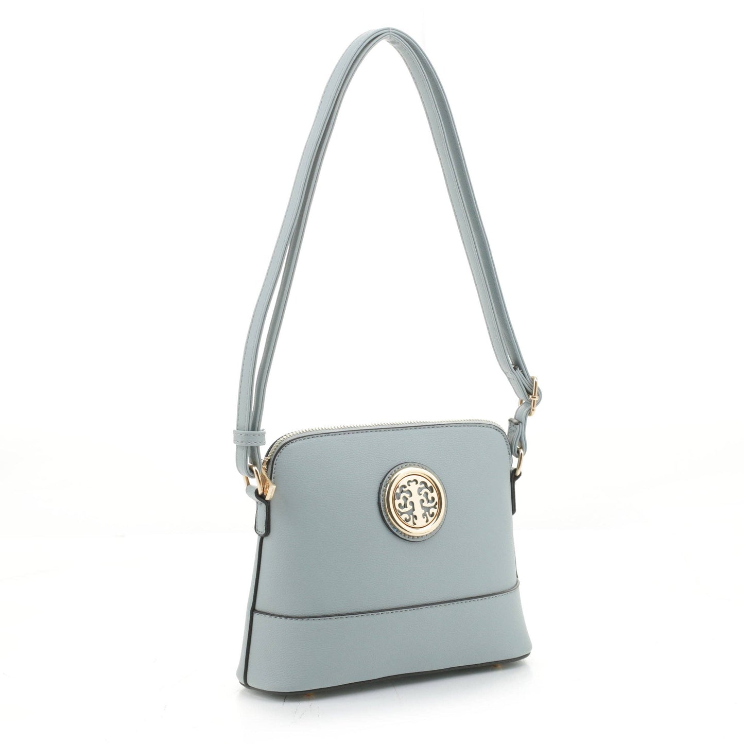 FC19565 Circle Hardware Crossbody Bag