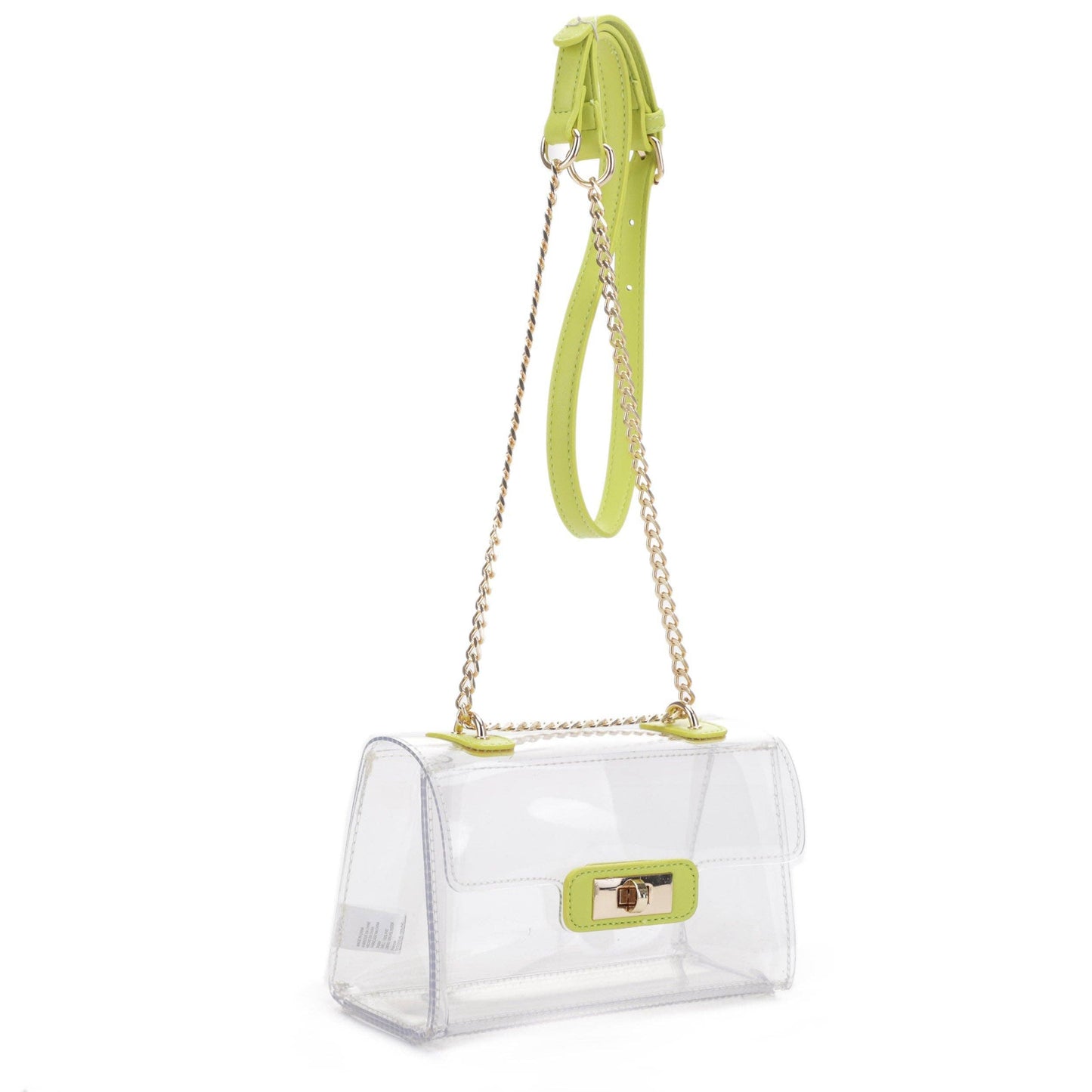 CL20555 Turn Lock Hardware Clear Crossbody